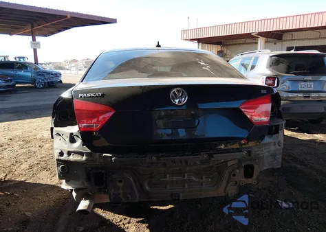 2012 Volkswagen Passat 2.5L Se from USA, damaged, VIN 1VWBP7A3XCC027194